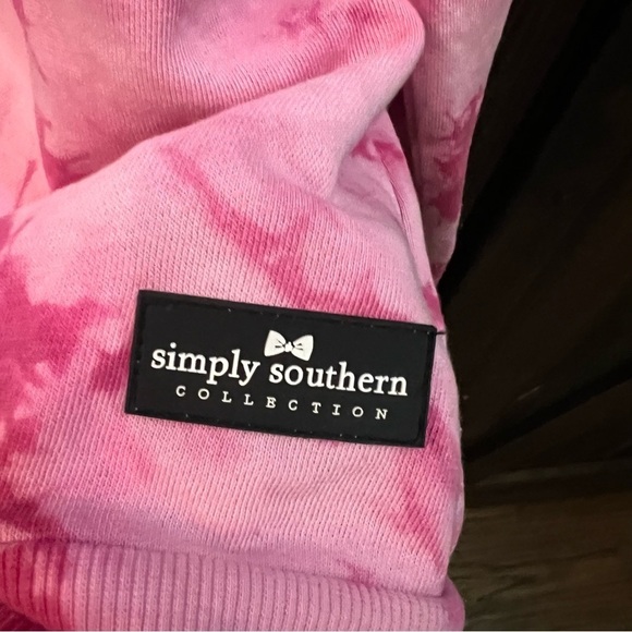 Simply Southern Pink Tie-Dyed Pull Over - Picture 5 of 7